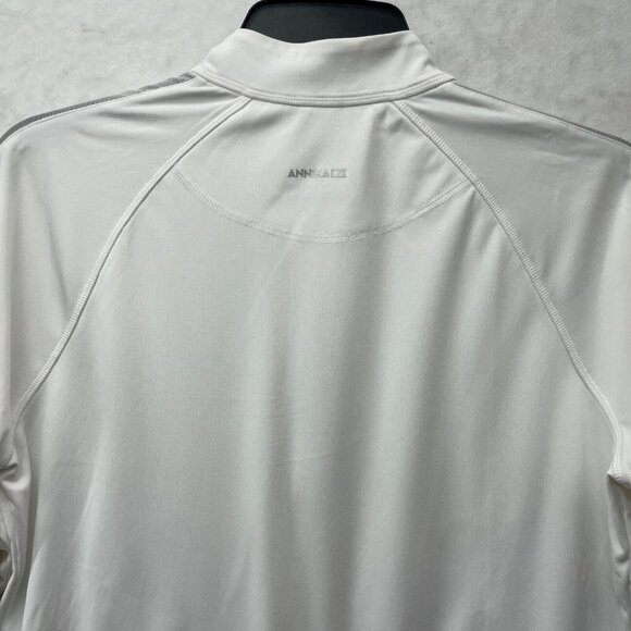 Cutter & Buck Annika Sweatshirt Women's M White Full Zip Mock Neck DryTec 50UPF+ - Picture 9 of 12